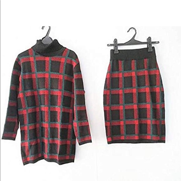 Gucci Turtle Neck Sweater with Matching Skirt 42